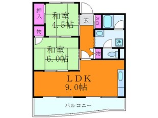 ダフゴ第２マンションの物件間取画像